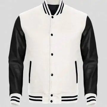 Men's Bomber Varsity Black...