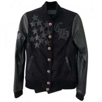 Men's CH Black Letterman...
