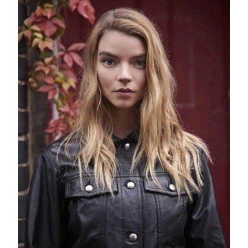 Anya Taylor-Joy Photoshoot The Laterals Black Leather Jacket Anya Taylor-Joy Photoshoot The Laterals Black Leather Jacket