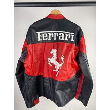 Ferrari 90s Leather Motorbike Jacket