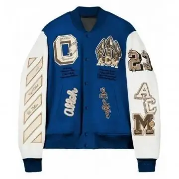 AC Milan Blue Varsity Jacket