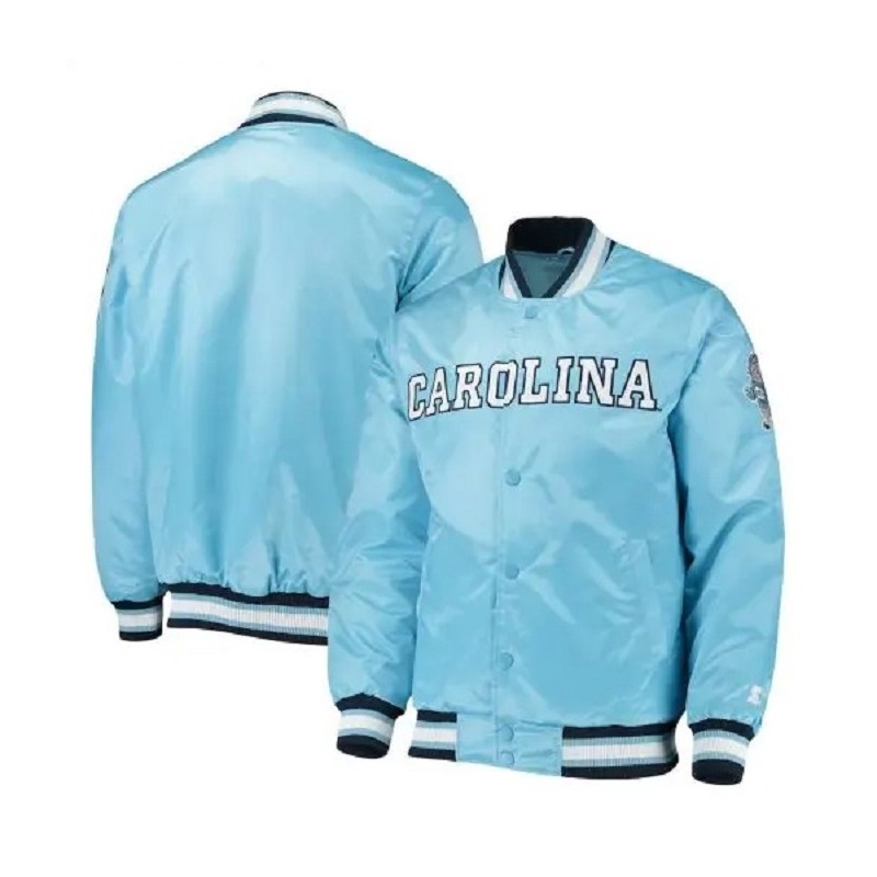 North Carolina Blue Satin Jacket