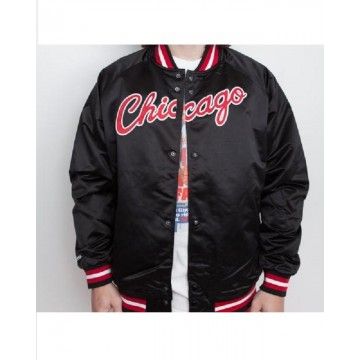 Mens Chicago Black Sain Jacket