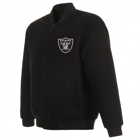Mens Oakland Black Wool Jacket