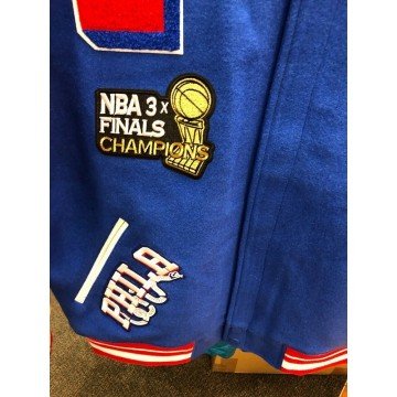 PHILADELPHIA 76 ERS NBA Mash Up Mens Long Sleeve Varsity JACKET