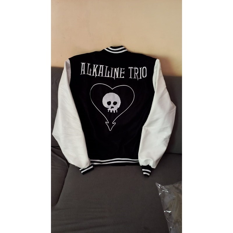 Alkaline Trio Skull Varsity Biker Jacket