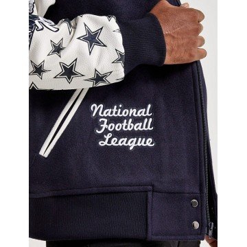 Dallas Cowboys 5X Super Bowl Champions Mash Up Varsity Jacket Dallas Cowboys 5X Super Bowl Champions Mash Up Varsity Jacket