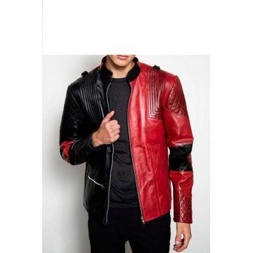 Live Fast Die Clown Leather Jacket