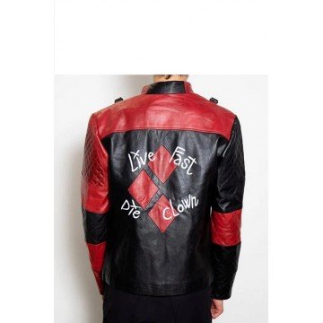 Live Fast Die Clown Leather...