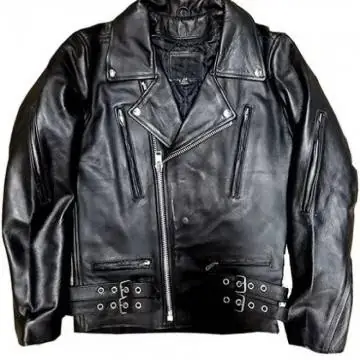 GG Allin Black Leather...