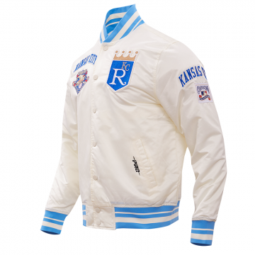 Kansas City Royals Retro Classic Rib Satin Jacket
