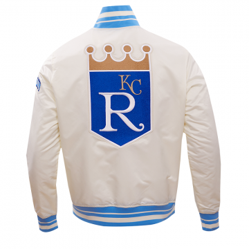 Kansas City Royals Retro Classic Rib Satin Jacket