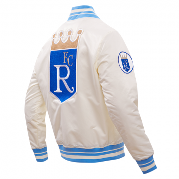 Kansas City Royals Retro Classic Rib Satin Jacket