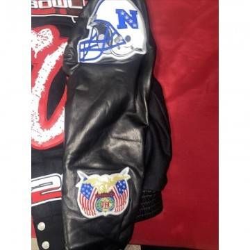 XO The Weeknd Black Super Bowl LV Varsity Jacket
