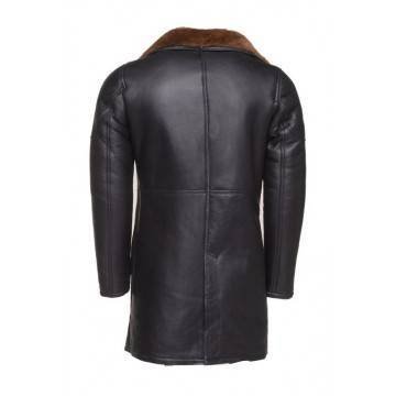 Real Shearling Coat inspired by Ryan Gosling's Blade Runner 2049 Trench Coat