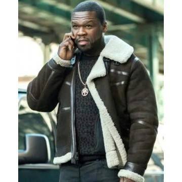 50 Cent Aviator Shearling...