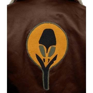 Mary Elizabeth Winstead Ahsoka Hera Syndulla Brown Leather Jacket