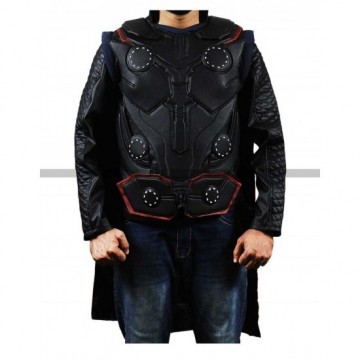 Avengers End Game Chris Hemsworth Thor Leather Vest Costume