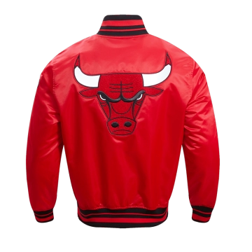 Men's Chicago Bulls Retro Classic Satin Jacket Men's Chicago Bulls Retro Classic Satin Jacket
