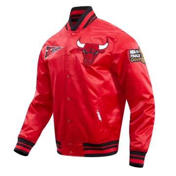 Men's Chicago Bulls Retro Classic Satin Jacket Men's Chicago Bulls Retro Classic Satin Jacket