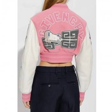 Bstroy Logo Embroidered Cropped Jacket Bstroy Logo Embroidered Cropped Jacket
