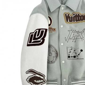 LV Aqua Varsity Jacket