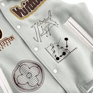 LV Aqua Varsity Jacket