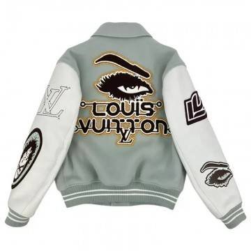 LV Aqua Varsity Jacket