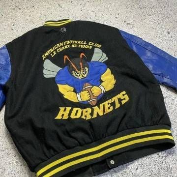Charlotte Hornets Vintage Varsity Bomber Jacket