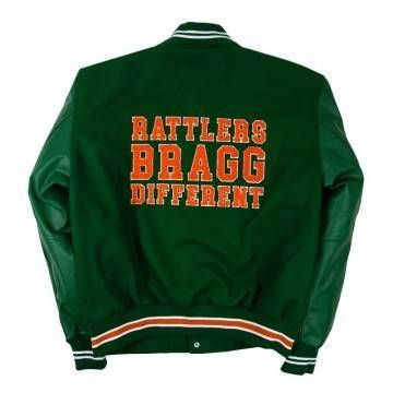 Florida A&M University Motto Green Wool Varsity Jacket Florida A&M University Motto Green Wool Varsity Jacket