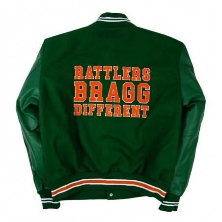 Florida A&M University Motto Green Wool Varsity Jacket