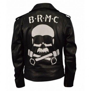 Brando Wild One Motorcycle Black Leather Jacket