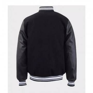 New Mens Raider Black Varsity jacket