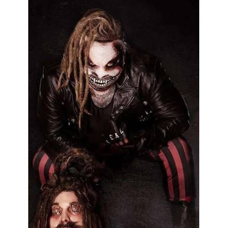 Bray Wyatt The Fiend Black Biker Jacket