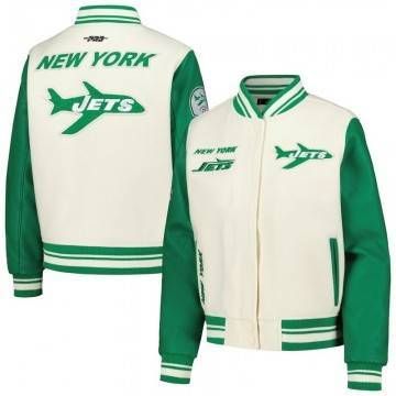 Women's New York Jets Cream...