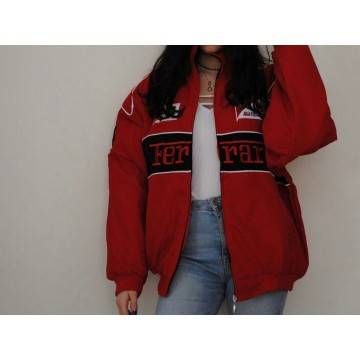 Ferrari Vintage Red Racing Jacket
