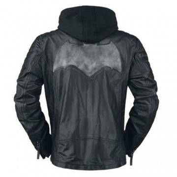 Batman Black Biker Leather...
