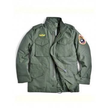 Mens Taxi Driver Robert De Niro Green Military Jacket