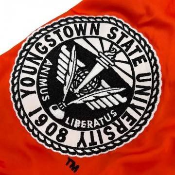 Athletic Orange Satin Jacket