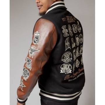 Big Boy Negro League Baseball S9 Mens Varsity Wool Jacket Big Boy Negro League Baseball S9 Mens Varsity Wool Jacket