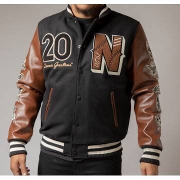 Big Boy Negro League Baseball S9 Mens Varsity Wool Jacket Big Boy Negro League Baseball S9 Mens Varsity Wool Jacket