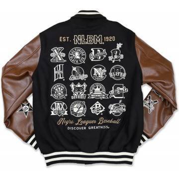 Big Boy Negro League Baseball S9 Mens Varsity Wool Jacket Big Boy Negro League Baseball S9 Mens Varsity Wool Jacket