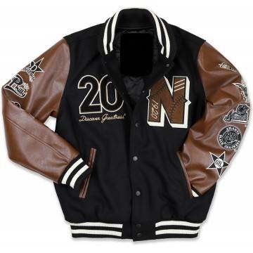 Big Boy Negro League Baseball S9 Mens Varsity Wool Jacket Big Boy Negro League Baseball S9 Mens Varsity Wool Jacket