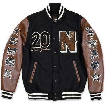 Big Boy Negro League Baseball S9 Mens Varsity Wool Jacket Big Boy Negro League Baseball S9 Mens Varsity Wool Jacket