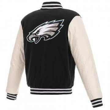 Letterman Eagles Philadelphia Eagles Black Jacket Letterman Eagles Philadelphia Eagles Black Jacket