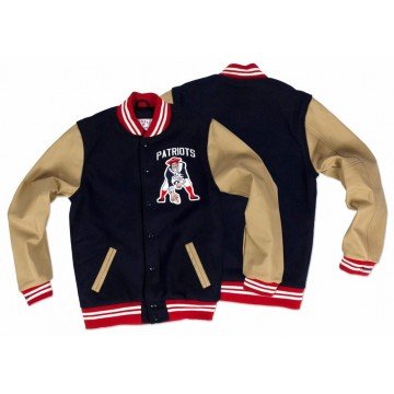 Men's Varsity Patriots Letterman Jacket