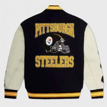 Pittsburgh Steelers Snoop Dogg Black Varsity Jacket Pittsburgh Steelers Snoop Dogg Black Varsity Jacket