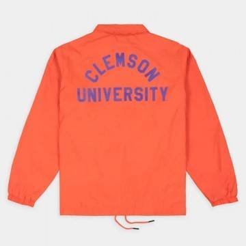 Clemson Tigers Vintage Logo Coaches Jacket