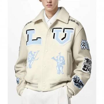 Bugs Bunny Cream Bomber Jacket
