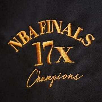 LA Lakers OG 3.0 Lightweight Black Satin Jacket